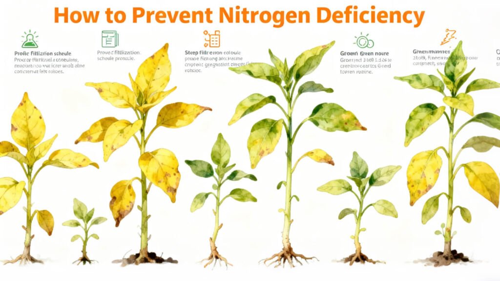 How to Prevent Nitrogen Deficiency in Plants
