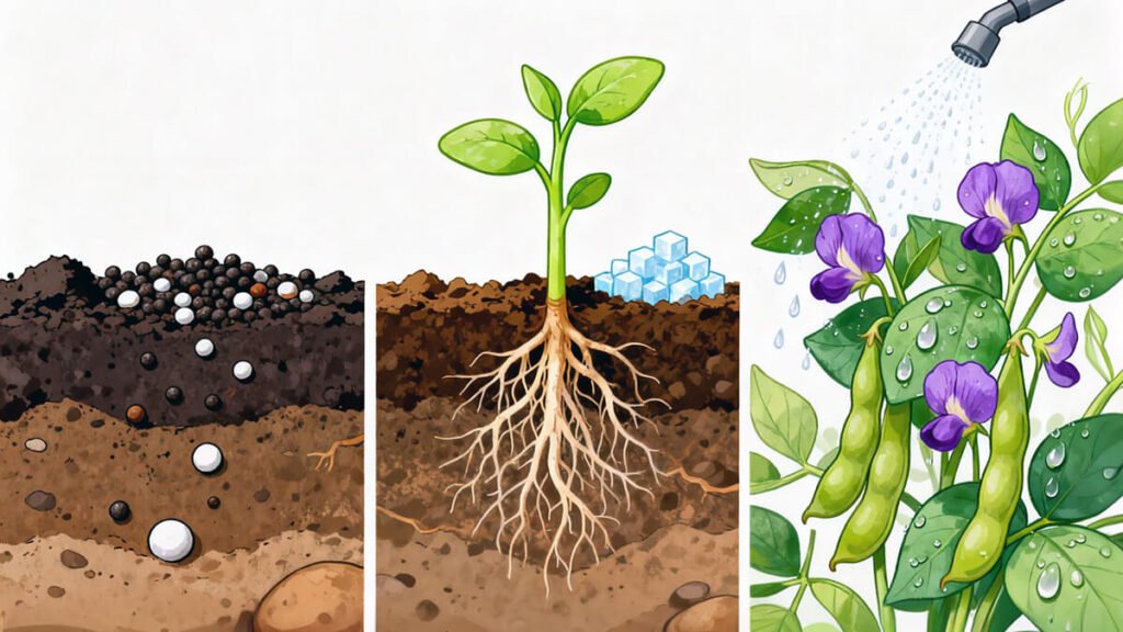 Legume Crops Application Guidelines by Growth Stage